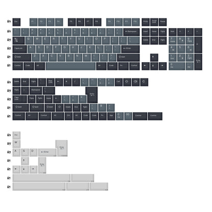 KBDiy GMK MarrsGreen Teclas Retro PBT ISO Double Shot Perfil Cherry para Teclado Mecânico Gaming com Switches MX