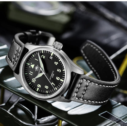 ADDIESDIVE Fashion Retro Personalized Watches 200m Waterproof C3 Luminous Steel Watch Sapphire Glass Mechanical Analog Watches