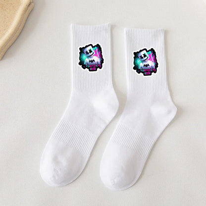 Fortnite-Socken mit Cartoon-Spielcharakter, lange Socken für Kinder und Schüler, einfarbige Baumwollsocken für Frühling und Herbst, Geburtstagsgeschenk