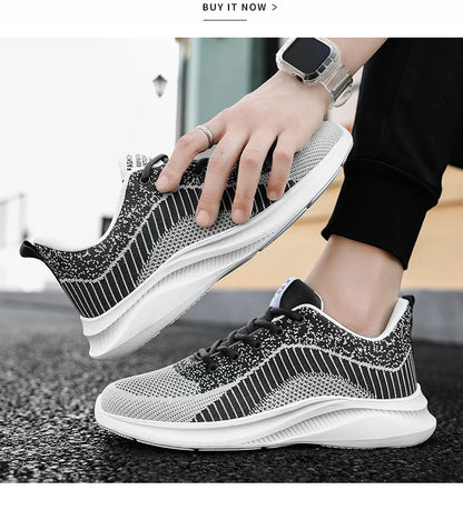 Leather Men Shoes Sneakers Trend Casual Shoe Italian Breathable Leisure Male Sneakers Non-slip Footwear Men Vulcanized Shoes