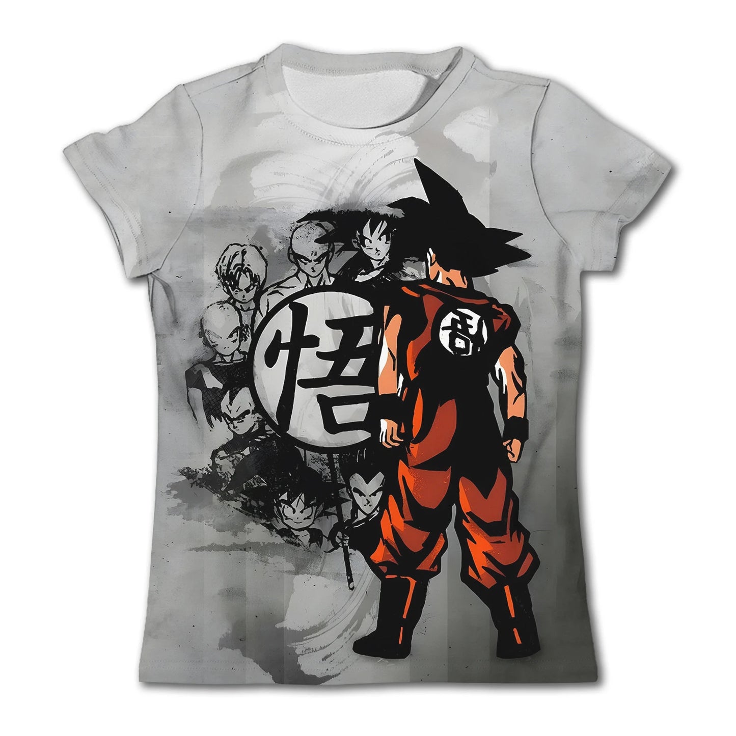 Cartoon Anime 7 Dragon Ball T-shirt for Children and Boys Cartoon T-shirt Short Sleeved Summer Men's Top Short Sleeved T-shirt