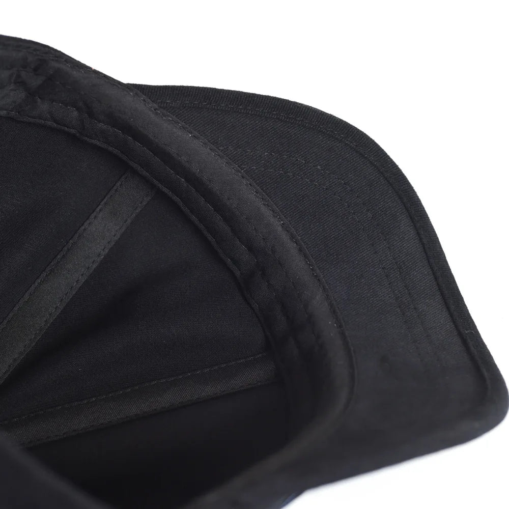 Vintage-Baseballkappe mit kurzer Krempe aus Baumwolle für Damen und Herren, weiche „Dad Hat“-Kappe, verstellbar, im Trucker-Stil, flache Kappe