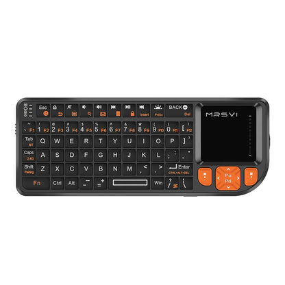 MRSVI Mini Bluetooth Keyboard A8 PLUS, Backlit 2.4GHz Wireless Keyboard with Touchpad for Android TV Box, Mac, Laptop, Windows