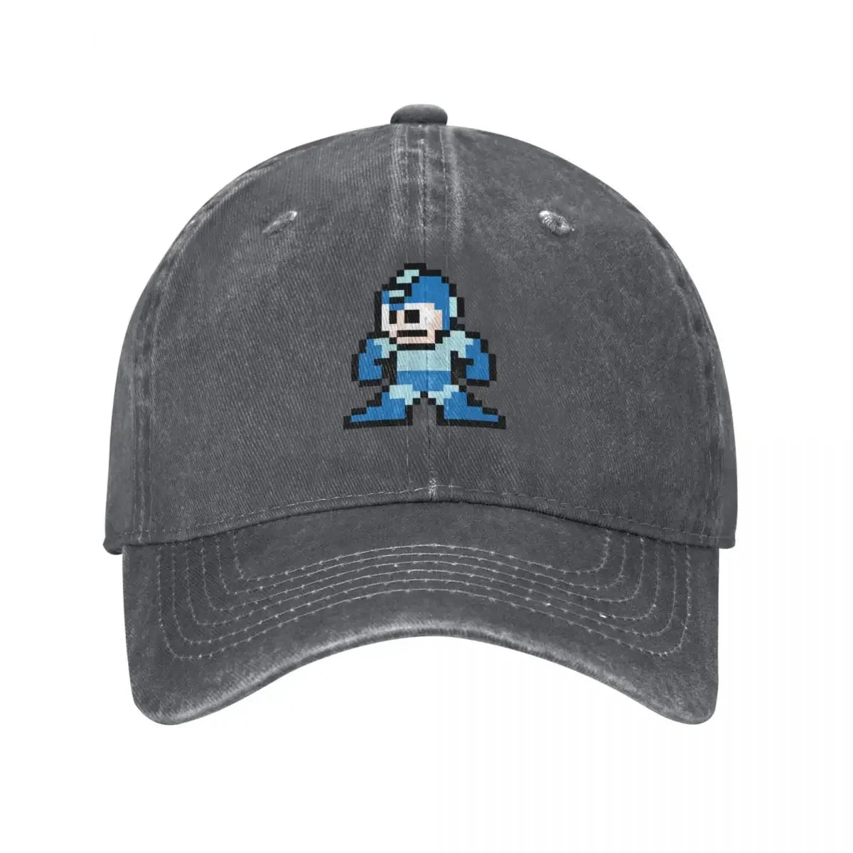 Megaman 8-bittinen baseball-lippis, uusi, söpö, vintage, ylellinen hattu, miehille ja naisille