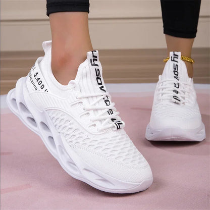 Baskets décontractées roses pour femmes et hommes, chaussures Blade, grandes tailles (46), chaussures de course légères et respirantes pour hommes, baskets de sport en mesh