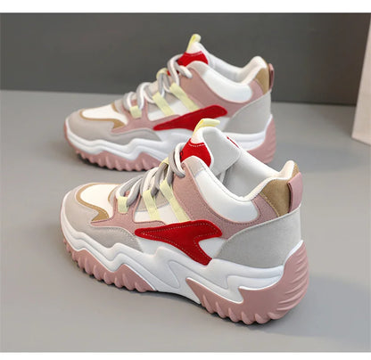 Sneakers for Women 2023 Autumn Slip-On Breathable Mesh Casual Shoes Women Heels Loafers