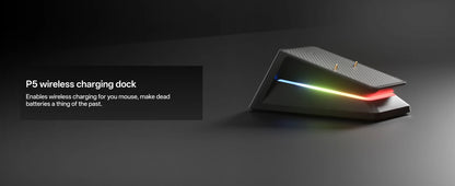 Rapoo VT3S /VT3S MAX GEN-2 kabellose Gaming-Maus, echte 8K-Wireless-Polling-Rate, 49g ultraleicht, bis zu 750Hr Akkulaufzeit