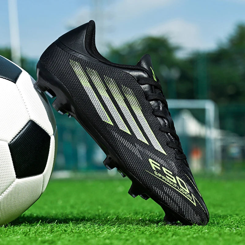New Men Professional Football Boots Boys Soccer Shoes Sports Shoes TF/FG Match Sneakers Ankle Non-Slip Comfortable Unisex