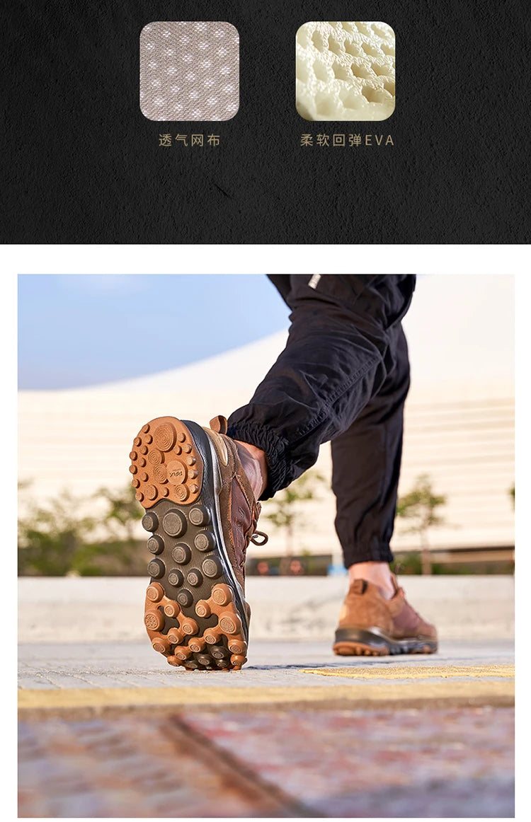 RAX Winter Hiking Boots Men Waterproof Breathable Outdoor Sports Sneakers for Men Trekking Boots Mountain Trekking Shoes Bigsize