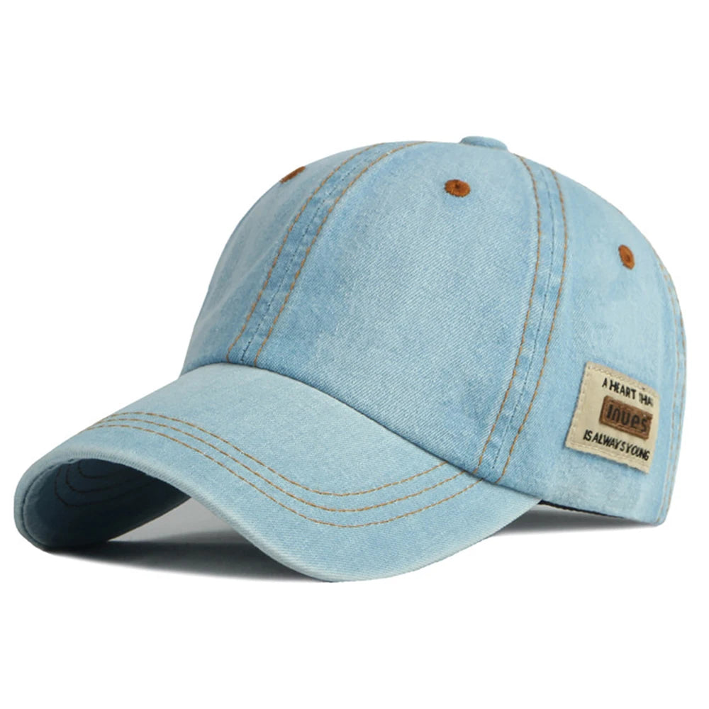 FS Brand Blue Denim Hat For Men Summer Baseball Caps Luxury Women Designer Hat Streetwear Trucker Cap Gorras Para Hombre 2026
