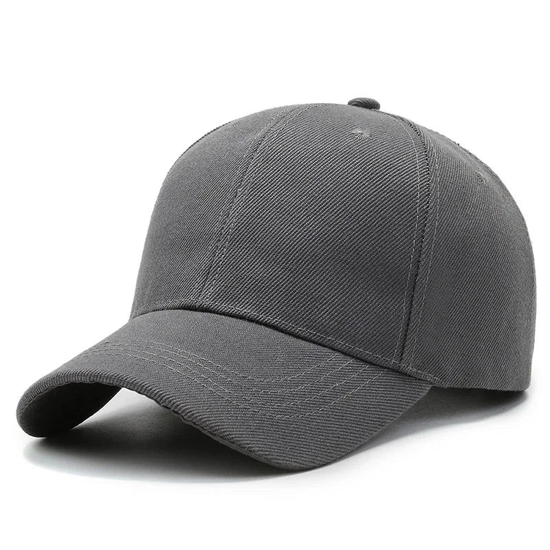 Unisex Cap Casual Plain Baseball Cap Adjustable Snapback Hats For Women Men Hip Hop Cap Street Dad Hat Simple Style Solid Color