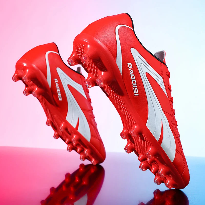 Fodboldsko til mænd, åndbare fodboldstøvler, futsal, ultralette professionelle træningssneakers, unisex græsknopper til kamp og sport