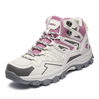 Sapatos de caminhada unissexo, sapatos desportivos para caminhadas ao ar livre, botas de campismo, sapatos impermeáveis de caminhada para senhora, sapatos de caminhada antiderrapantes