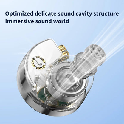 TRN Conch Lucky Bag Monitor In-Ear – Auricolari HiFi cablati dinamici DLC Diamond con filtri a ugello di accordatura per Xiaomi