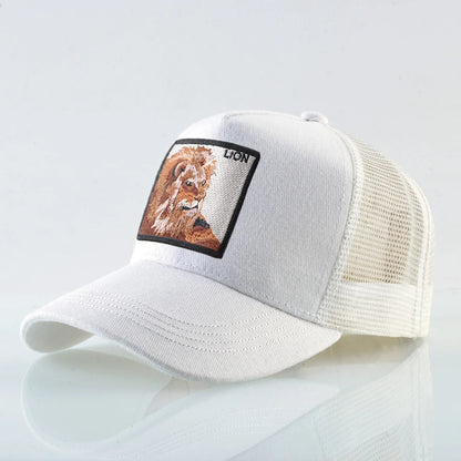 Hip Hop Baseball Cap With Lion Embroidery Patch Snapback Streetwear Trucker Caps Men Women Drake Baseball Hats Four Season Hat