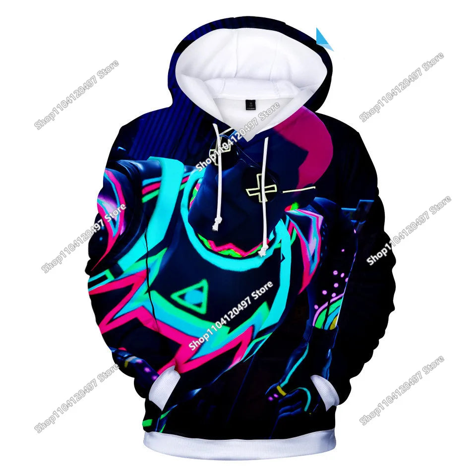 Game Fortnite Hoodies Teenager Boys Hoodie Kids Sweatshirts Cartoon Leisure Outwear Children Cosplay Pullovers Streetwear Gift