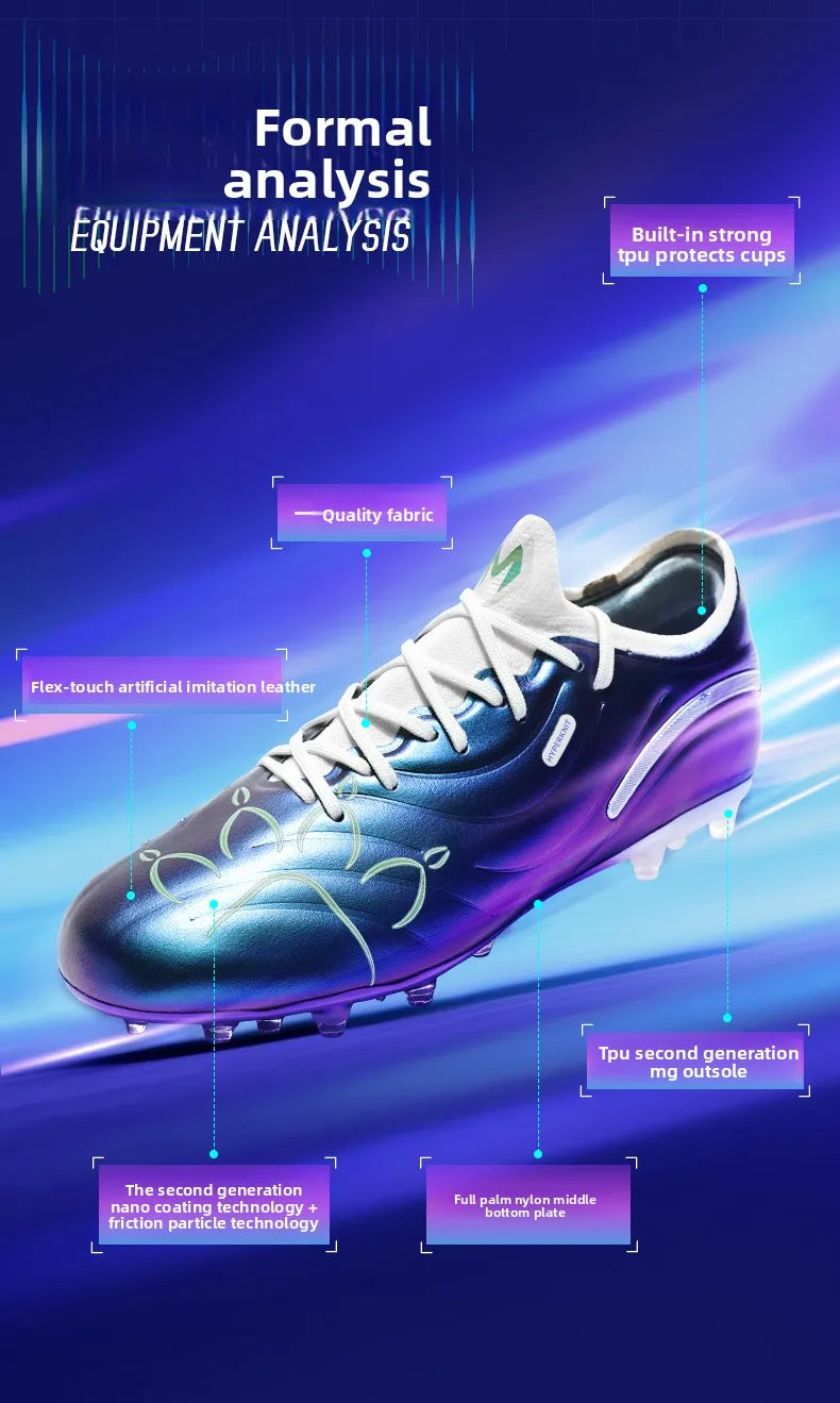 Kelme Adult Football Shoes MG Short Nail Men's Training Football Boots Professional Competition Grass-Specific Soccer Shoes