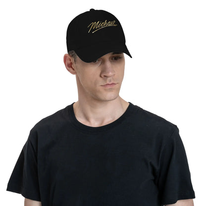 Cappellino da baseball con logo Michael Biopic Sun - Cappellini estivi casual hip hop da uomo per Michael Jackson - Cappellini da baseball per adulti, da caccia e da campeggio