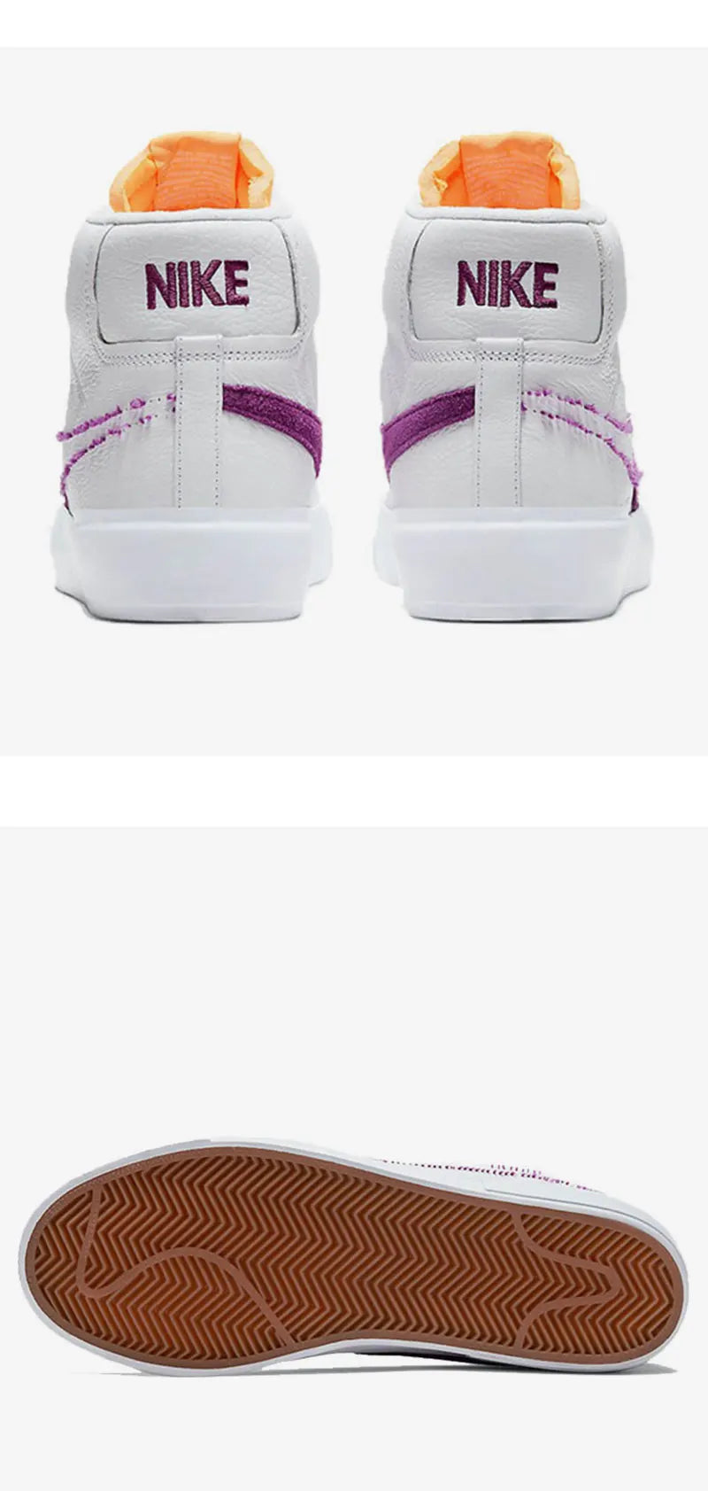 Originální pánské a dámské skateboardové boty Nike SB BLAZER ZOOM s polovou výškou DA2189-100