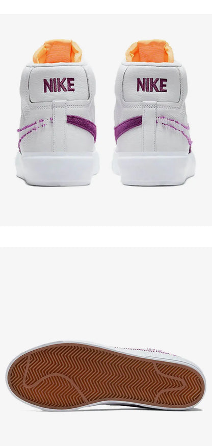 Originální pánské a dámské skateboardové boty Nike SB BLAZER ZOOM s polovou výškou DA2189-100