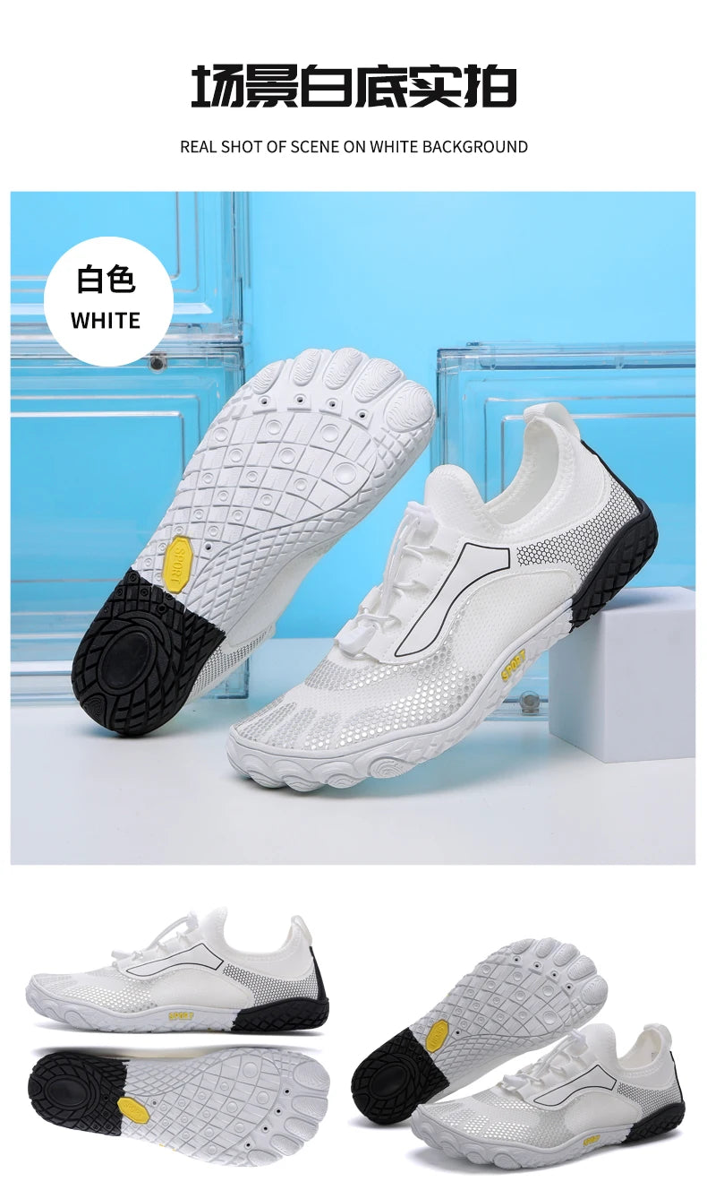 36-48# Gym Footwear Unisex Seaside Aqua Shoes Couples Vacation Beach Game Wading Shoes Men Squat Fitness Shoes Women Yoga Shoes