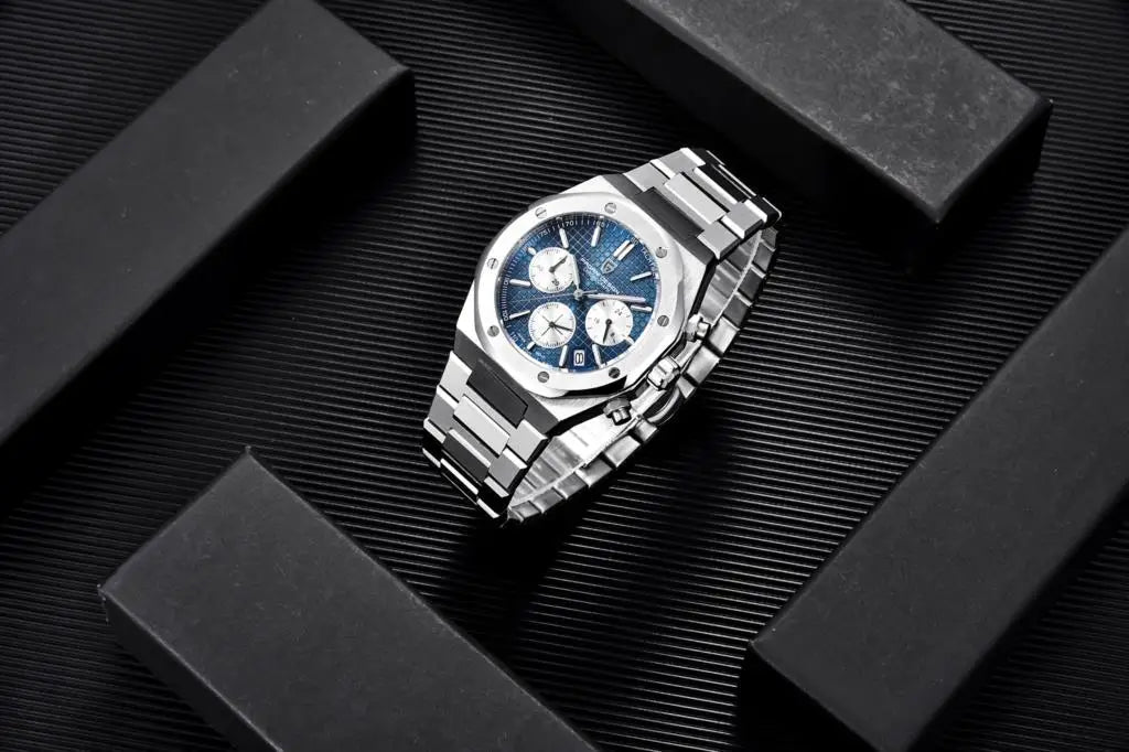 PAGANI DESIGN PD1707 Men's Quartz Watches 40MM Stainless Steel Sapphire Glass Top Brand Watch Gift for Men Reloj Hombre 2024 New
