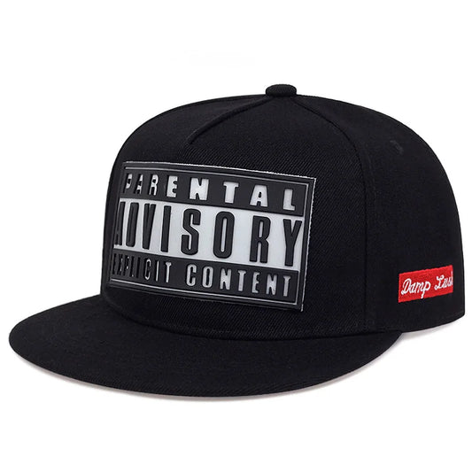 Flat Bill Visor Trendy Patch Snapback Hat Hip Hop Color Block Baseball Cap Unisex Lightweight Sunscreen Dad Hats For Women Men