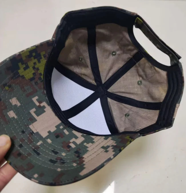 South Korean Granite Pattern Five-color Digital Camouflage Baseball Hat Man Cap