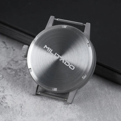 militado ML10 Quartz Watch VH31 Sweeping Second Movement 316L sandblasted coating Sapphire BGW9 Luminous 100m Waterproof Watch