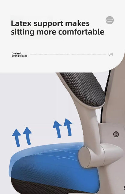 Ergonominen pelituoli asuntolaan ja toimistoon pitkiin käyttöjaksoihin, mukava tietokonetuoli, työpöytätuoli ja pehmeä pelituoli