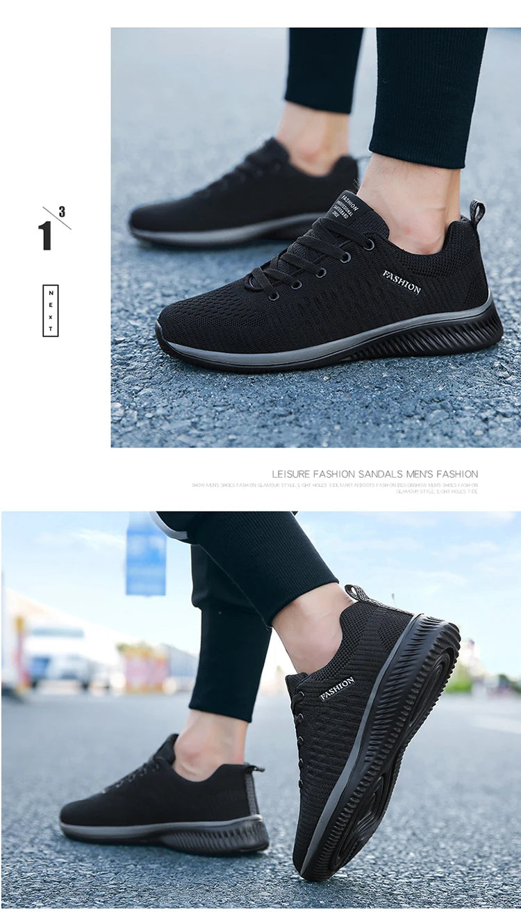 Scarpe da running da uomo traspiranti, leggere e comode, scarpe casual da uomo, sneakers outdoor slip-on per camminare