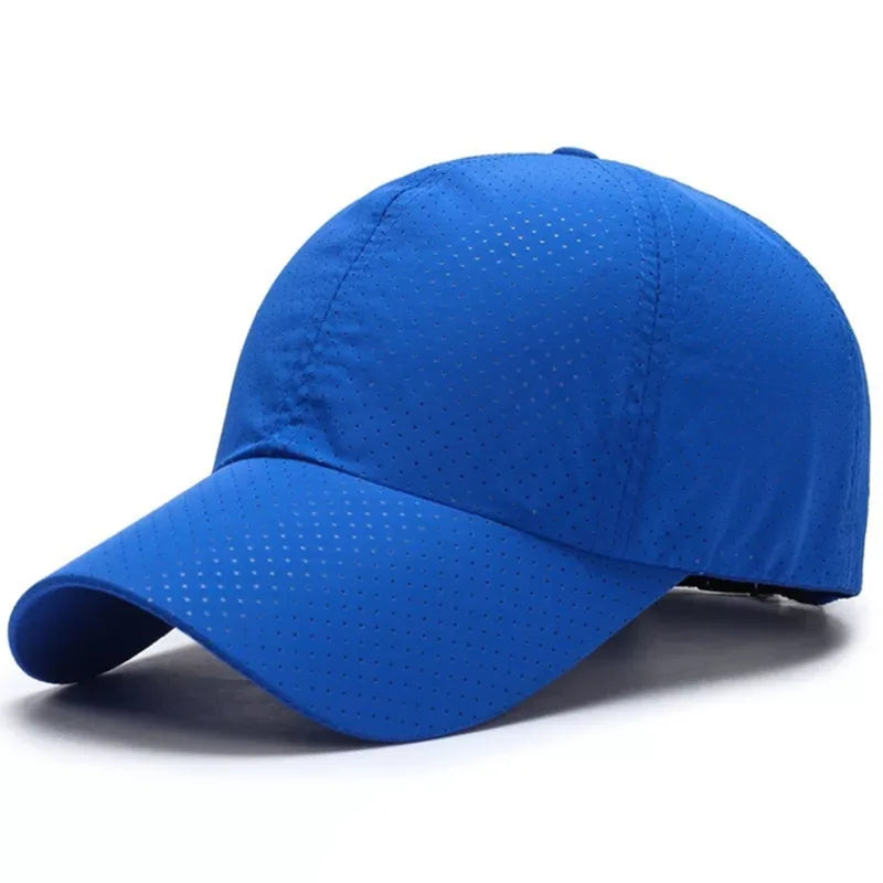 Dry Quickly Sun Cap Woman Outdoors Casual Sport Hat Men Big Size Baseball Cap 60-65cm Adjustable Sun Visor Cap Peaked Cap