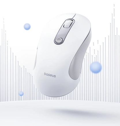Baseus Wireless Mouse Bluetooth 5.3 2.4GHz Ergonomic 7 Silent Buttons Free Mouse Pad for MacBook Tablet Laptop Computer PC Mice