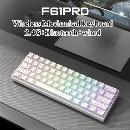 Bluetooth Wireless Mechanical Keyboards RGB Gamer Keyboard for Tablet Mechanical 60% iPad Backlit Mini USB Keyboard