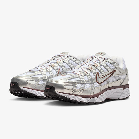 Nike Authentic P-6000 Zapatillas casuales bajas para mujer con cordones, resistentes al desgaste, para uso diario BV1021-110