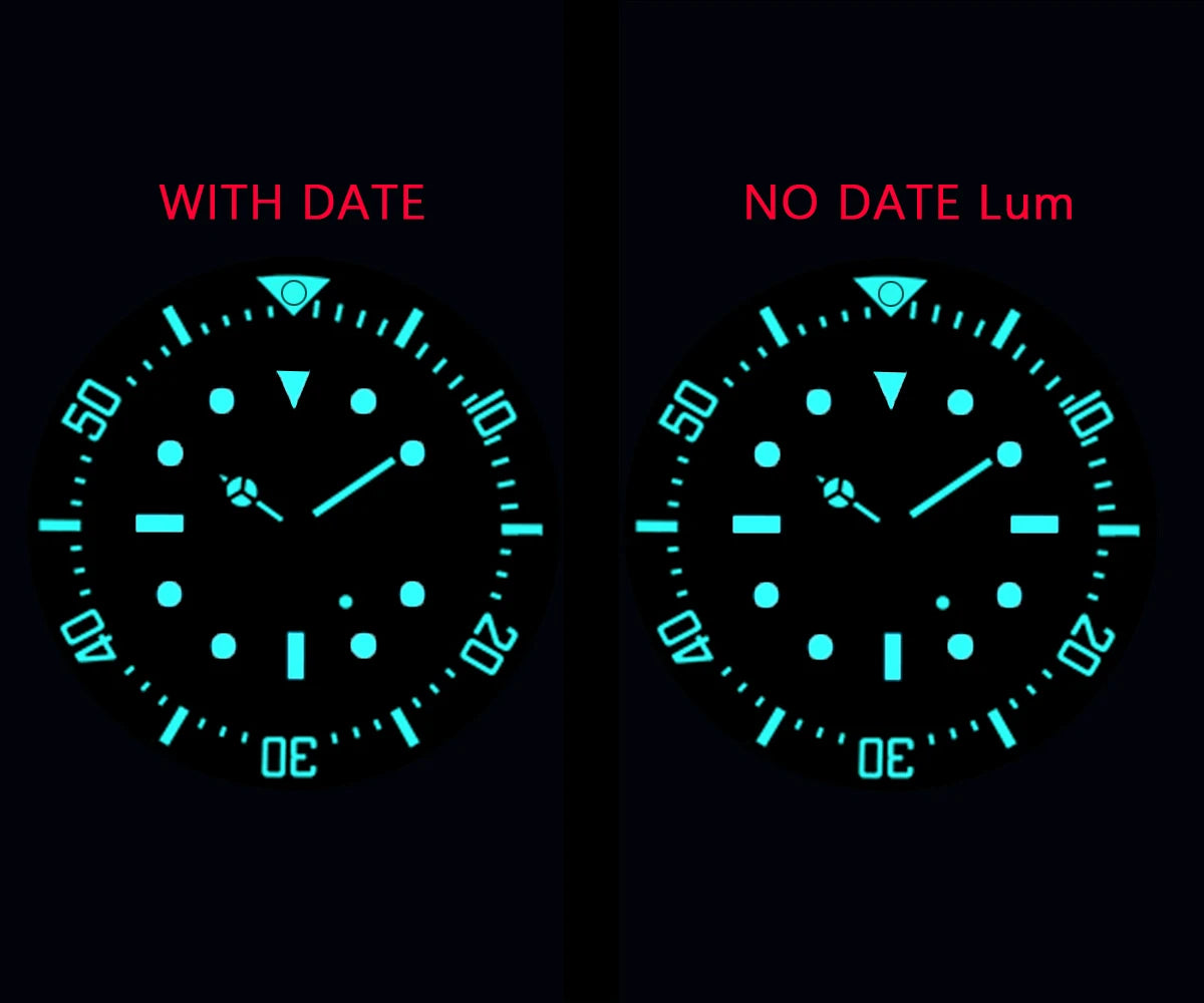 Cronos Automatic Diving Watch Stainless Steel 2000 Meters Water Resistance Professional Diver NH35 L6009M