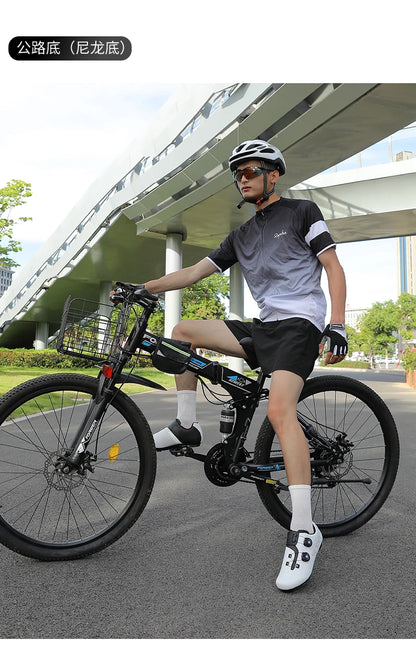 Велосипедни маратонки, дишащи обувки за планинско колоездене (MTB), мъжки и дамски обувки за планинско колоездене, обувки за каране на планински велосипед, спортни обувки за шосейно колоездене, обувки за велосипедни педали SPD