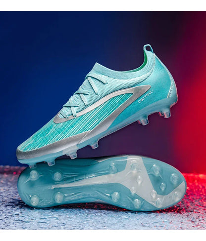 New Men's Football Boots Outdoor Cleats Breathable Adult Non-Slip Soccer Shoes Sport Long Spikes Training Boys Match Comfortable