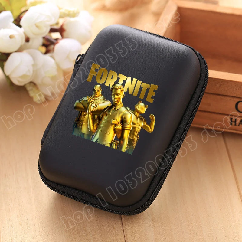 Nova Bolsa de Arrumação Fortnite Multifuncional para Cabos de Dados, Carregadores e Auriculares, Bolsa Protetora de Viagem, Presente de Aniversário para Crianças