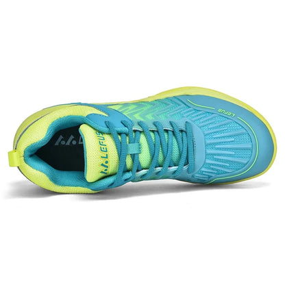 High-quality Badminton Trainers for Men and Women Blue Athletic Shoes with Anti-Slip Sole for Indoor and Outdoor Sports