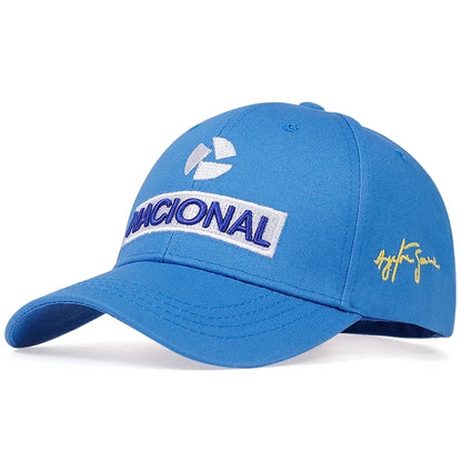 Unisex-Baseballcaps NACIONAL mit Buchstabenstickerei, verstellbare Outdoor-Freizeitmützen für Frühling und Herbst, Sonnenschutz-Sport- und Golfcaps