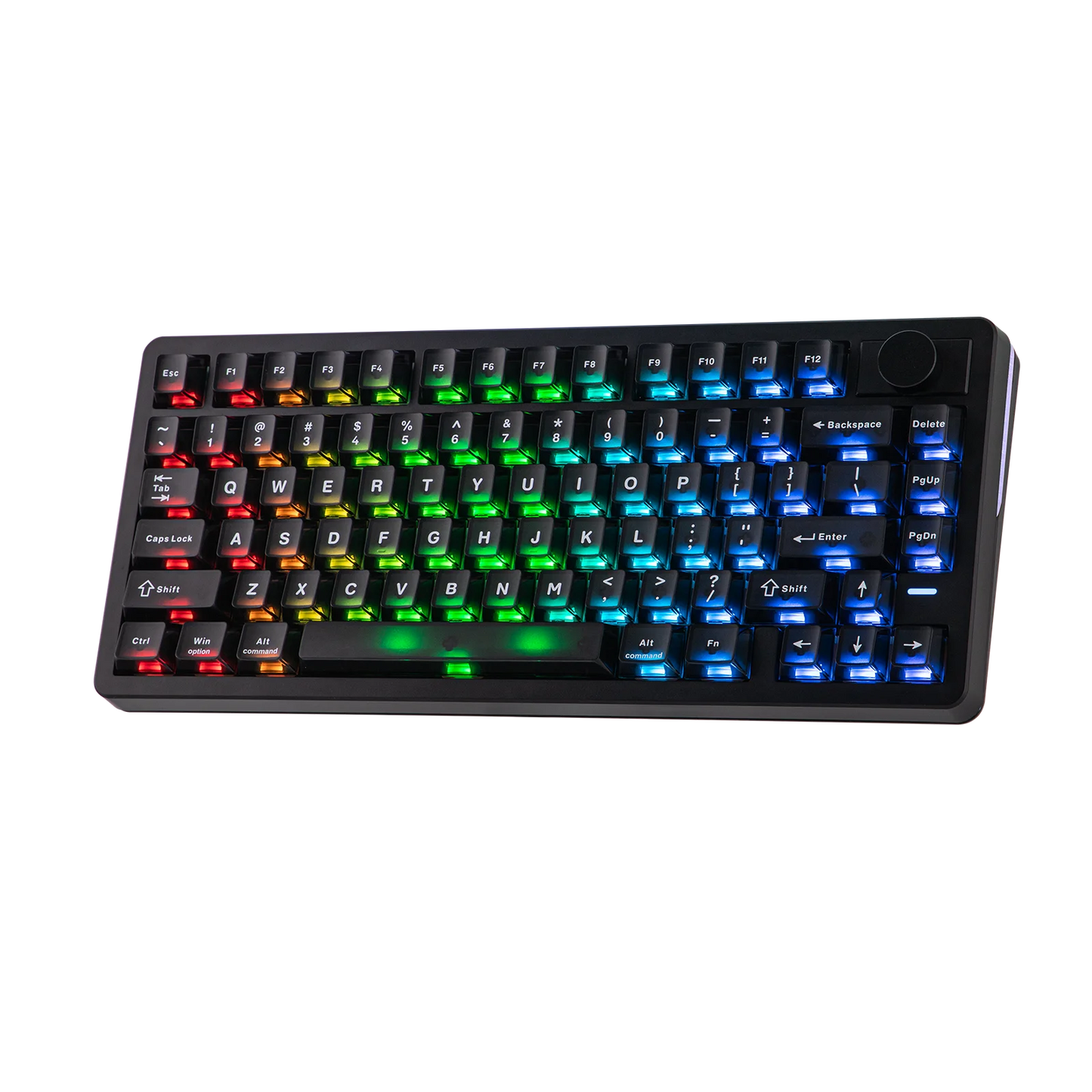 Teclado Gaming Sem Fios Tri-mode Hall Effect EPOMAKER HE75 V2 75% ANSI US Layout com Acionamento Ajustável de 0.005mm/Rapid Triggering