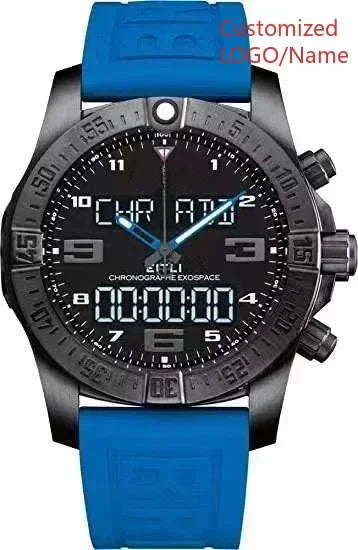 A11 Store Customized Watch Men's Sport Aerospace Evo Black Blue Rubber Luxury Digital Watch Fashion Watches