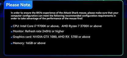 Attack Shark R2 bezdrôtová herná myš PAW3950 8K z horčíkovej zliatiny, ľahká herná myš Bluetooth Tri-Mode na hranie/prácu v kancelárii