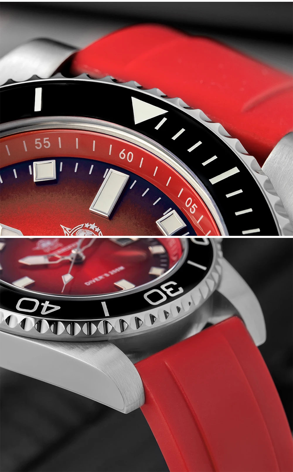 ADDIESDIVE AD2089 NEW Sports Watches Men's 41mm Quartz Watch Colorful Rotatable Bezel BWG9 Luminous 200m Waterproof Diving Watch