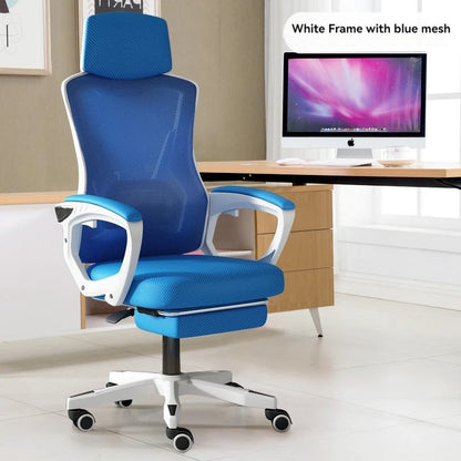 High Density Sponge Mesh Office New Design Home Office Furniture Comfortable Chair with Footrest