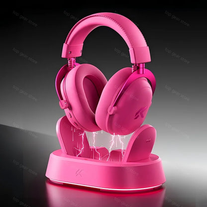 MCHOSE V9 Turbo Gaming Headset BT 2.4G Low Latency Wireless Esport With 60mm Dynamic Driver 2000mAh Magnetic Charging For Gamers