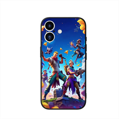 Capa com wallpaper de jogo F-ForTnites para Samsung Galaxy A07 A13 A12 A23 A42 A50 A51 A52 A53 A70 A71 A72 A21S A04 Note 20 9 8 10