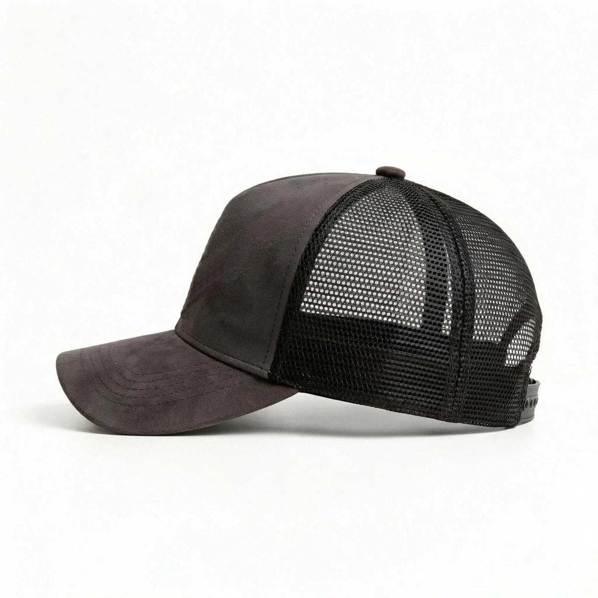 Șapcă de baseball din plasă de vară pentru femei și bărbați, șapcă din piele de căprioară uni, cu patch și închidere snapback, casual, respirabilă, unisex, de stradă, hip-hop, șepci de camionagiu