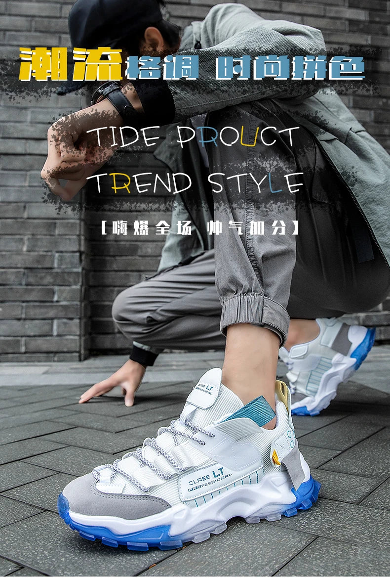Shoes Men Sneakers Male Casual Men's Shoes Tennis Luxury Shoes Trainer Race Breathable Shoes Fashion Loafers Running Shoes for Men
